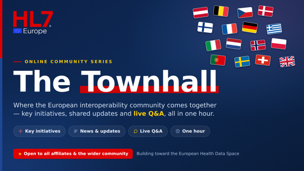 Townhall graphic, open to all & the wider community,